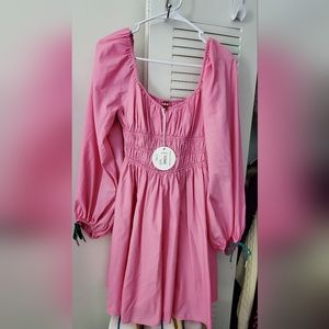 Pink STAUD dress